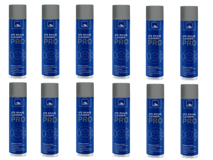 12x ATE Bremsenreiniger Spray Entfetter Teilereiniger Motor rückstandsfrei 500ml