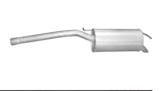 Final absorber end pot exhaust for VW Caddy 2k 3 1.9Tdi BSU BJB Kasten Kombi