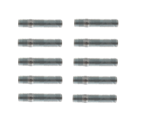 10x Stehbolzen M10x1,5 Abgasanlage für Ford Volvo Mercedes Mazda Porsche 12/35mm
