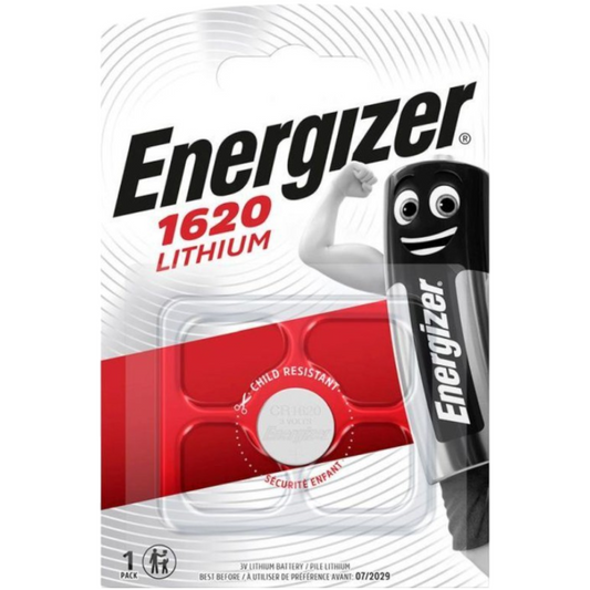 Energizer CR1620 Batterie Knopfzelle Lithium 3V Uhr Autoschlüssel Fernbedienung