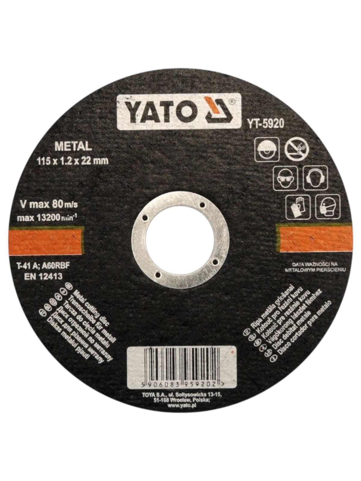 10x 115mm Trennscheibe Metalltrennscheibe Set Sortiment 115x1,2x22mm 80m/s Satz