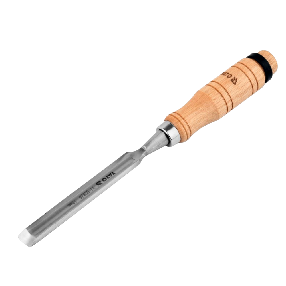 Holzmeißel halbrund Stechbeitel Meißel handkreisförmig 16mm #55 Holzgriff