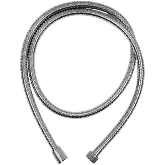 Duschschlauch Brauseschlauch 150cm Edelstahl 1,5m Chrom Standartanschluss 1/2"