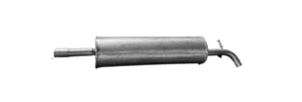 Mittelschalldämpfer Mitteltopf Auspuff für VW UP! Seat MII Skoda Citigo 1.0