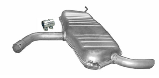 Auspuff hinten Endschalldämpfer Endtopf Seat Altea 5P1 Leon 1P1 1,6 BSE BSF CCSA