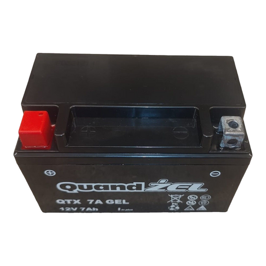 Quand Motorrad GEL-Batterie 7Ah für Aprilia Daelim Honda Kymco YTX7A-4 YTX7A-BS