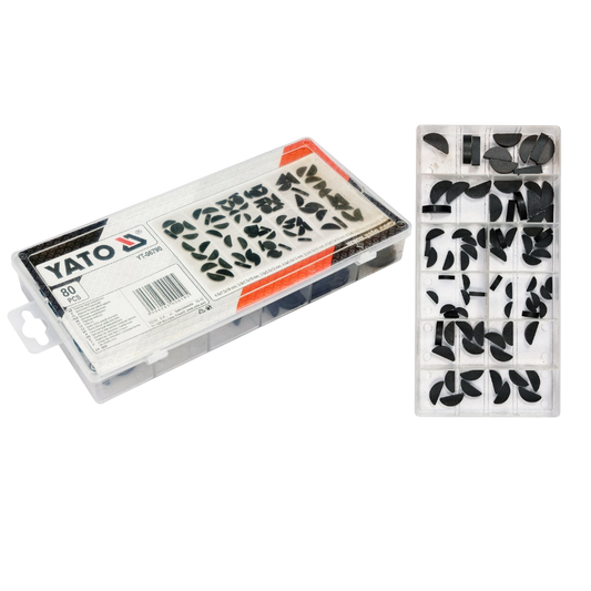 Federkeile Keile Halbmond Paßfeder Mitnehmerkeile Sicherungskeile Set 80 Stück