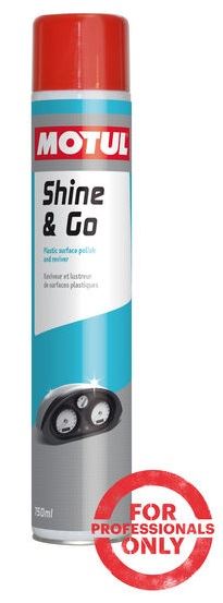 Motul Shine&Go Cockpit Spray 750ml Hochglanztiefenpfleger auf Silikonbasis Kunststoff