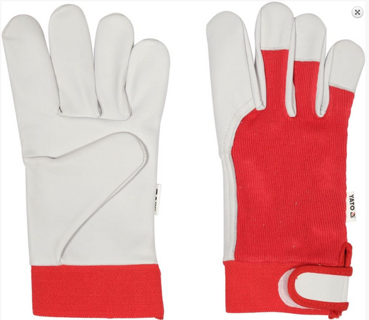 Arbeitshandschuhe Gr 9 XL Montagehandschuhe Schutzhandschuhe Leder dick fest