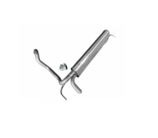 Endschall damper Endpuff Exhaust for Fiat Punto Grande Evo 1.4 Natural Power