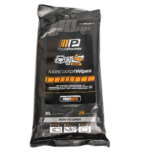 Cockpit Pflegetücher Reinigungstücher Innenraum Feuchttücher Interior Matt