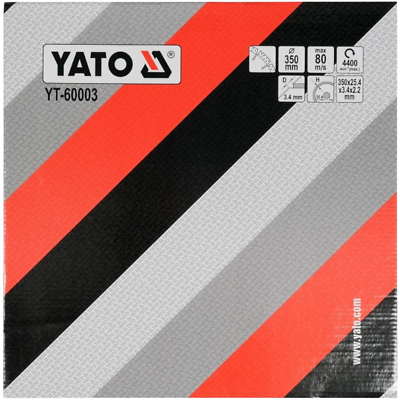 Diamant-Trennscheibe 350 x 25,4 Fliesen Beton Mauerwerk Stein Granit Ziegel