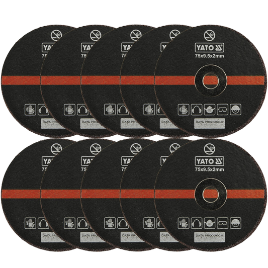 10x Mini Trennscheiben 75 mm Metall Stahl Flexscheiben Luftdruck-Winkelschleifer