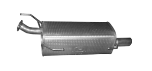 Final absorber end pot exhaust for Nissan Juke F15 1.2dig-T 85KW 115PS 05/14-