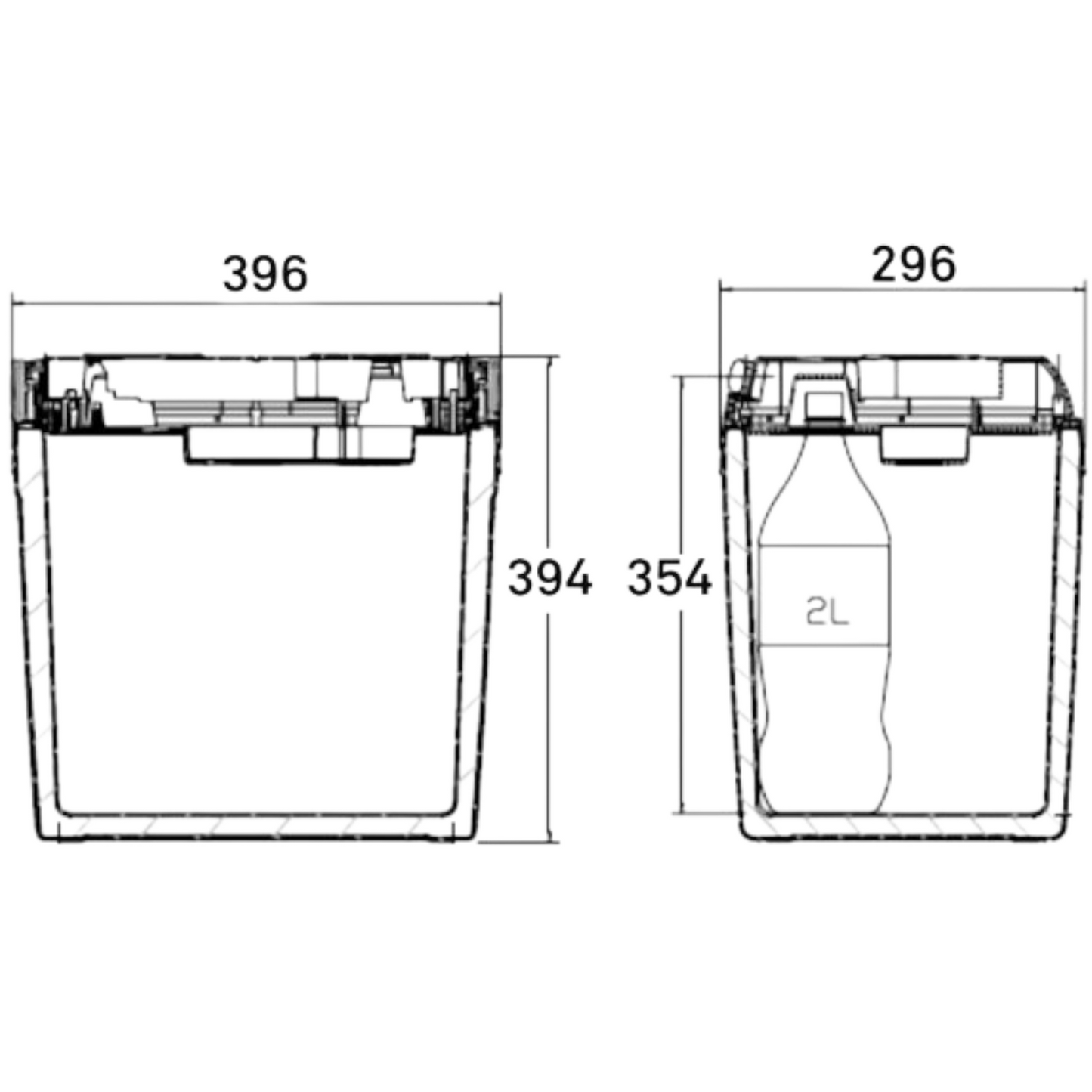 Dometic SCT26 PKW Auto KFZ LKW Kühlbox 25L 12V/24V Mini Kühlschrank Thermobox