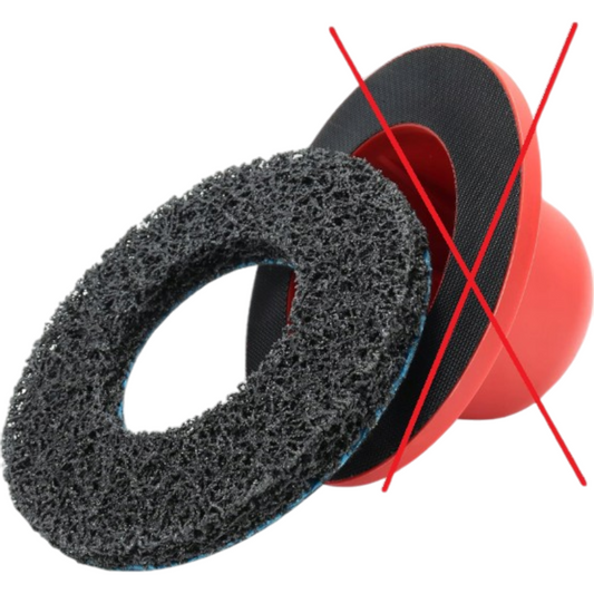 Radnabenschleifer Klett Ersatzscheibe grob 150mm Entrosten Reinigen Radnaben