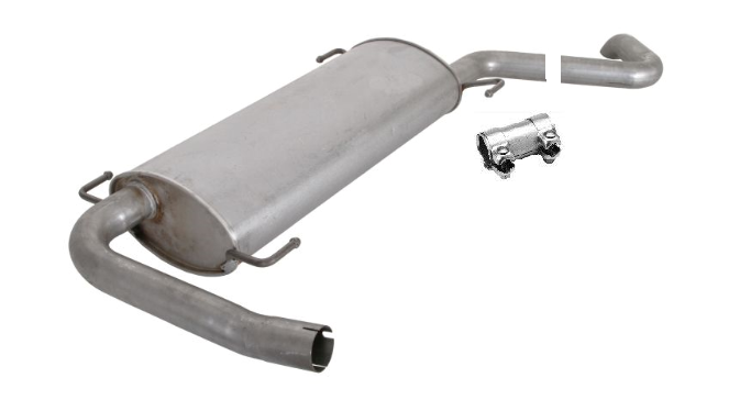 Asmet Endschalldämpfer Endtopf Auspuff für Ducato 250 Multijet Boxer Jumper 2,2