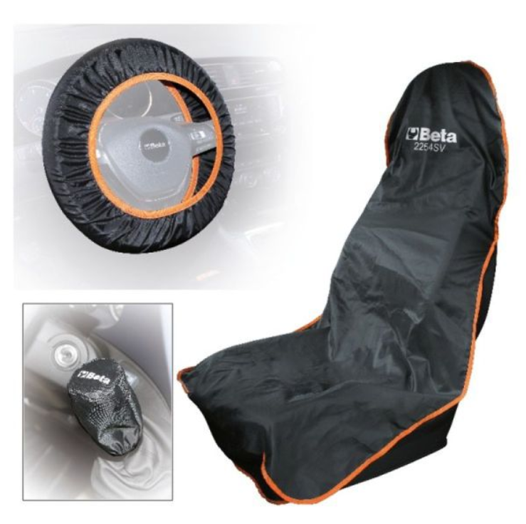 Sitzbezug Lenkradbezug Schonbezug Lenkradschoner Werkstattschoner Schaltknauf