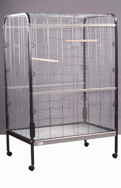 Vogelvoliere Vogelkäfig Vogelhaus 110x75x170cm groß Papagei Großvogel