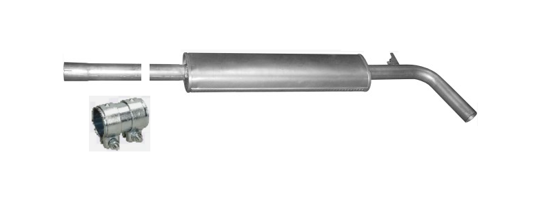 Mittelschalldämpfer Mitteltopf Auspuff für Renault Megane II Scenic 2.0 01-2012