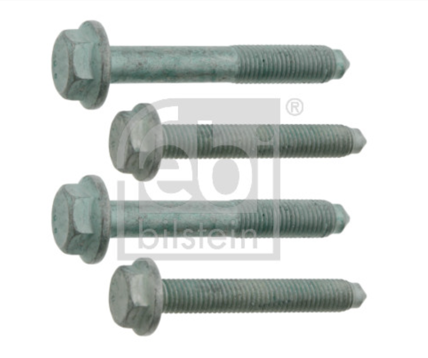 4x Querlenker-Schrauben M10 M12 für Fiat Jeep Chrysler Dodge Skoda VW Audi Seat