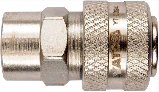 YATO YT-2394 Druckluftkupplung 3/8 Zoll Schnellkupplung Stecknippel Innengewinde
