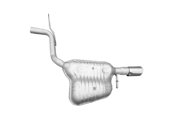 Endschalldämpfer Endtopf Auspuff links für Audi A6 C6 3.2 FSI Quattro 188kW