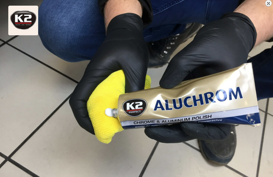 Alufelgen Felgenpolitur Schleipaste Polierpaste Edelstahl Aluminium Chrom 120g