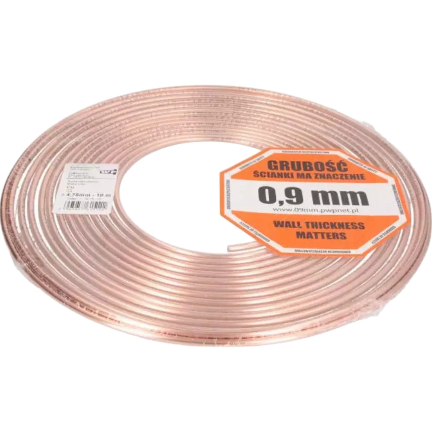 10m 4,75mm Bremsleitung Leitung Bremse Bremsflüssigkeit Universal Kupfer