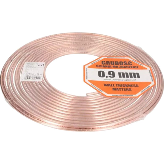 10m 4,75mm Bremsleitung Leitung Bremse Bremsflüssigkeit Universal Kupfer