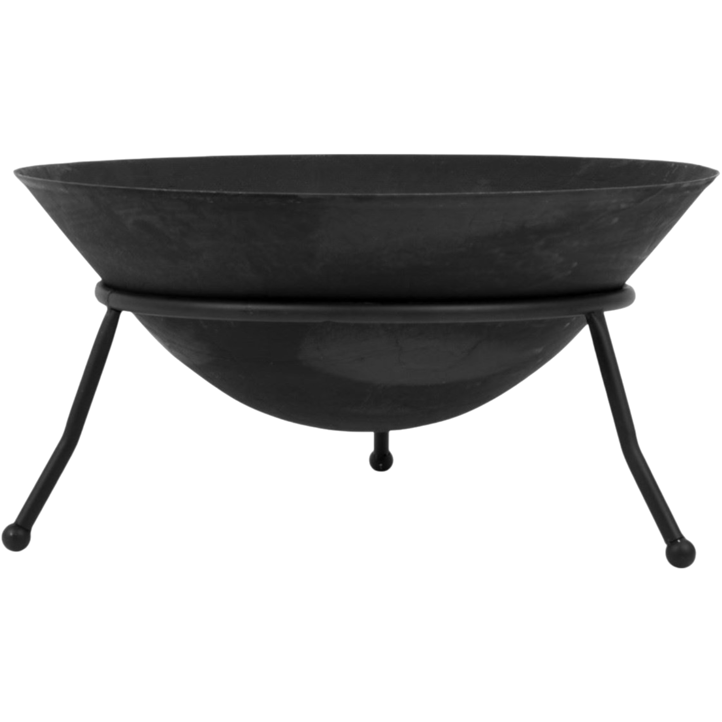 Feuerschale 60 x 20 cm Feuerstelle Holz Lagerfeuer Garten Terrasse Gußeisen 4mm