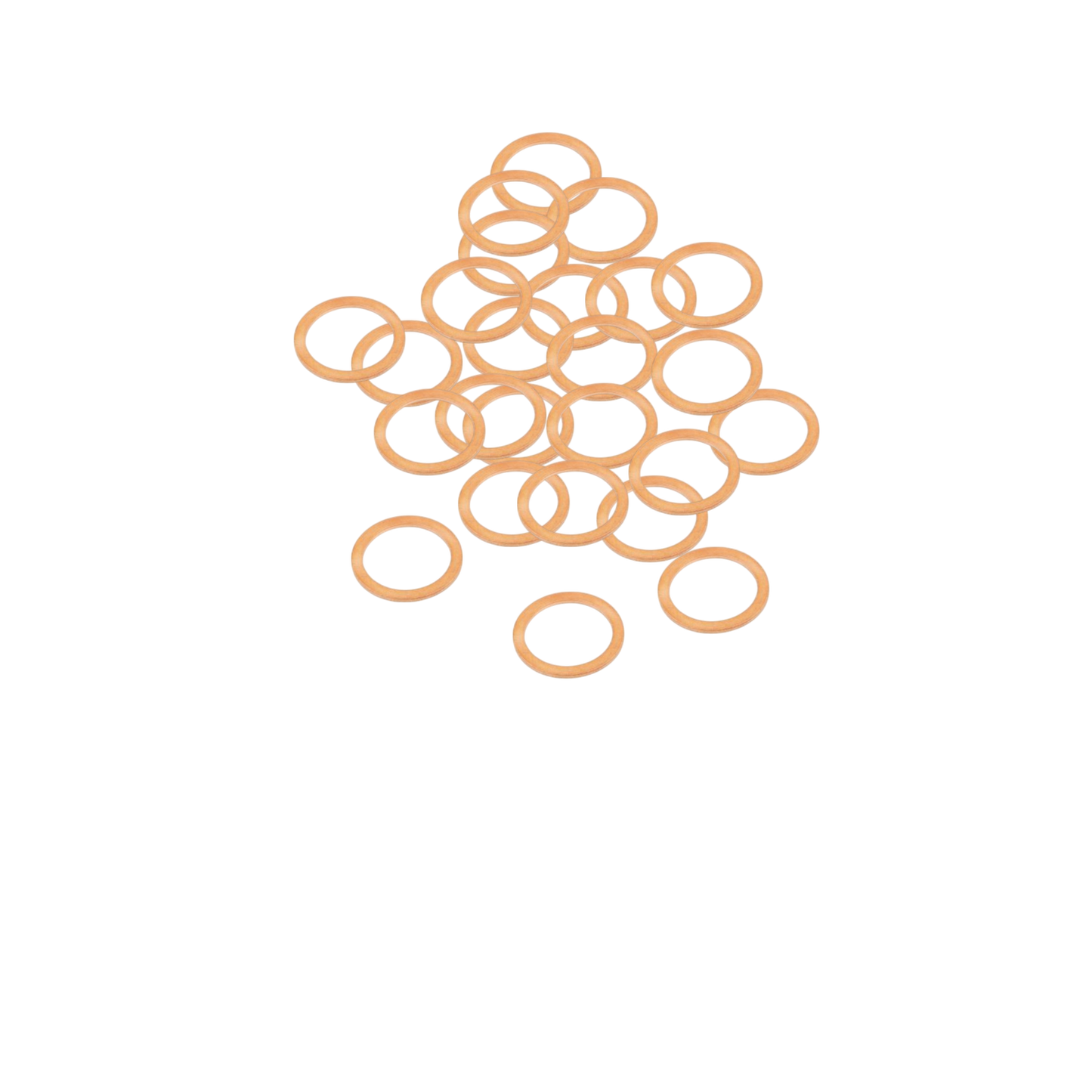 25 Stück Kupferringe Dichtringe Dichtung Kupfer Cu Ring 20x26x1,5 mm Form A Kfz