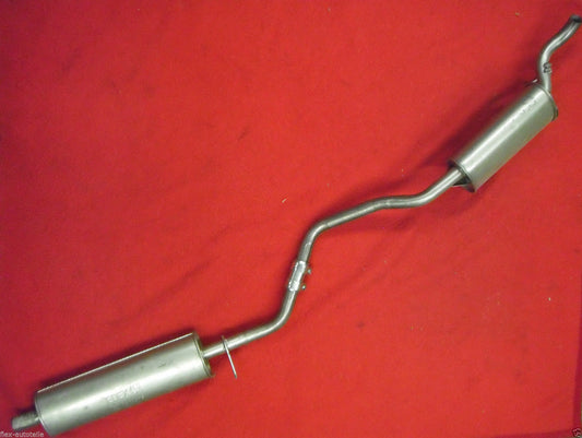 Exhaust complete from cat muffler middle pot main silencer Fiat Punto 176 1.2
