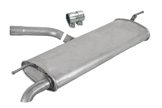 Endschalldämpfer Endtopf Auspuff für VW Golf VII T-Roc Skoda Karoq 1.0 1.2 TSI