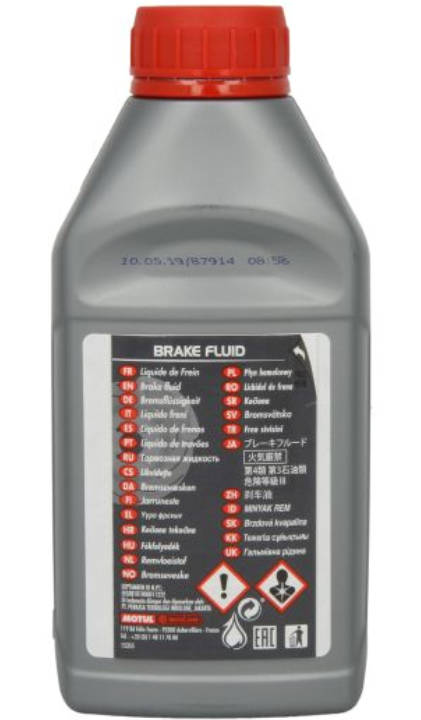Motul brake fluid Dot 3 & 4 500ml for Audi VW Fiat Opel Seat Ford BMW Honda