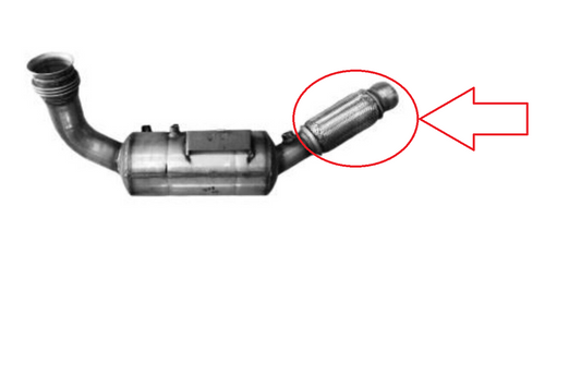 Reparaturohr Flexrohr Dieselpartikelfilter für Sprinter 219 319 419 519 BlueTec