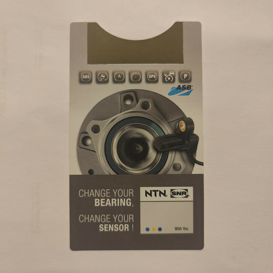 SNR Magnetfeldkarte Prüfgerät Sensorring Radlager ABS Sensor Testkarte Kfz PKW