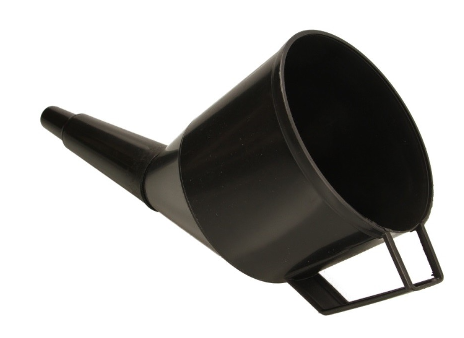 Trichter Einfülltrichter Frostschutz Benzin Wasser Öl Diesel Ø 12cm mit Sieb