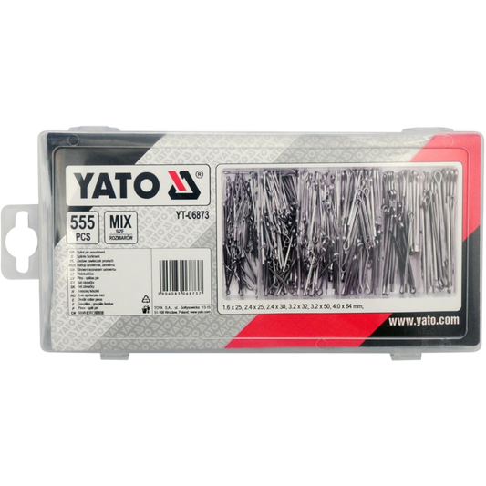 Splinte-Sortiment Sicherungssplinte Sicherungsstifte 555tlg Splint Set Gerade