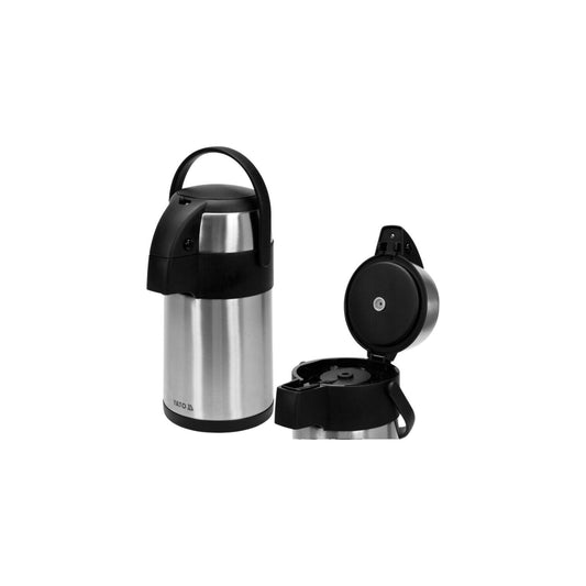 Pumpkanne 2,2L ThermosKanne groß Teekanne Edelstahl Isolierkanne Kaffeekanne