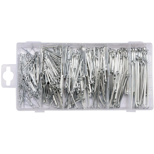 Splinte-Sortiment Sicherungssplinte Sicherungsstifte 555tlg Splint Set Gerade