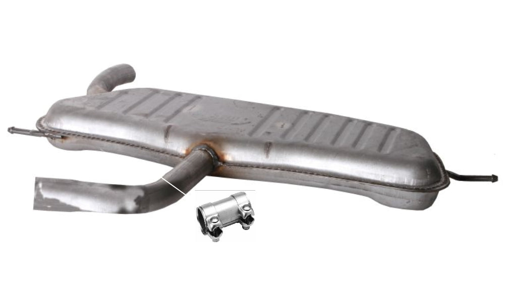 Auspuff hinten Endschalldämpfer Endtopf Seat Altea 5P1 Leon 1P1 1,6 BSE BSF CCSA