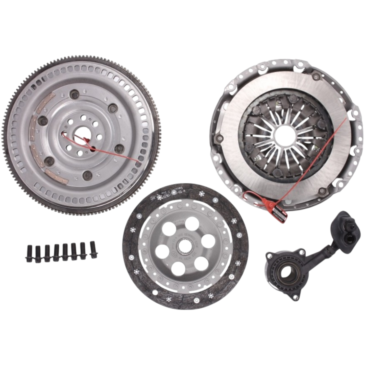 LUK coupling set+two -mass swinging wheel for Tourneo Transit Connect Focus 1.8tdci