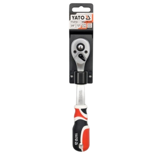 Umschaltknarre Ratschenschlüssel Knarre Ratsche 200mm gebogen 3/8" CrV 6140