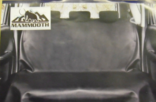 Sitzbezug KFZ Sitzschoner Schonbezug Schutzbezug Rücksitz Schwarz Kunstleder