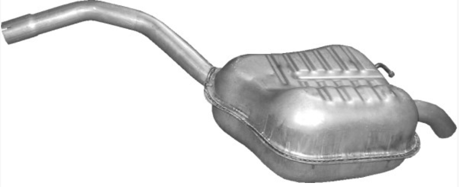 Endschalldämpfer Endtopf Auspuff hinten Ford Galaxy Mondeo Stufenheck S-Max