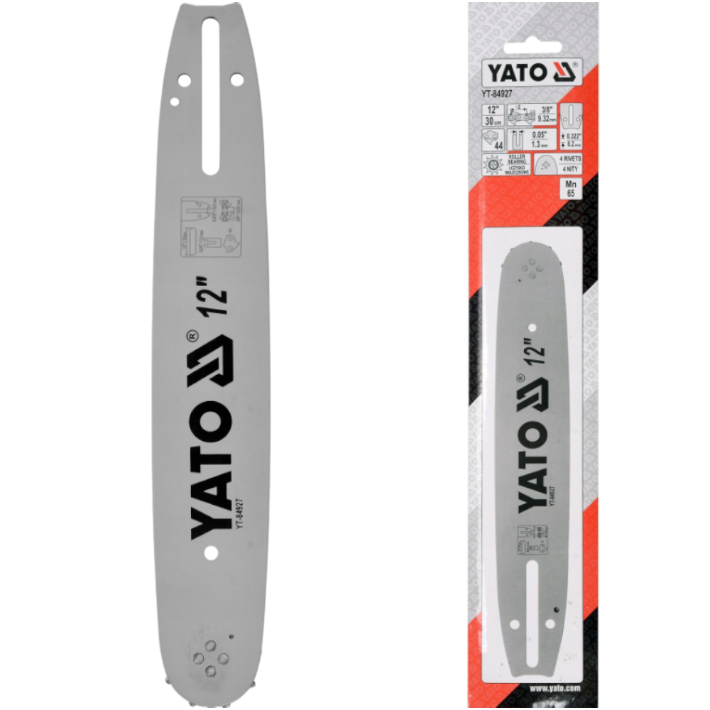 Kettensäge Führungsschiene Kettenführung 30cm 12" 3/8" 1,3mm 9 Zähne 44 Glieder