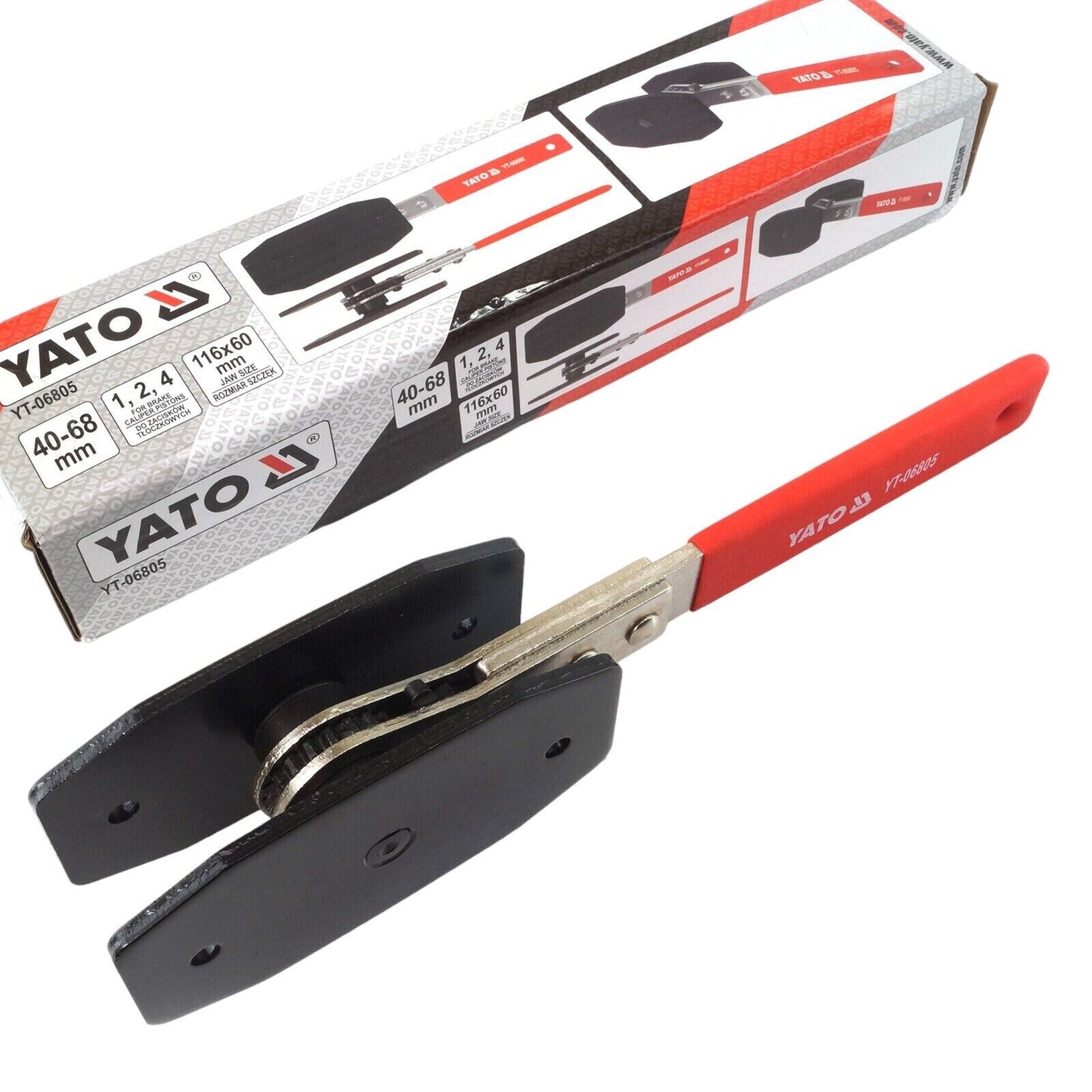 Yato YT-06805 Bremskolbenrücksteller Bremskolben zurück drücken Bremsen Werkzeug
