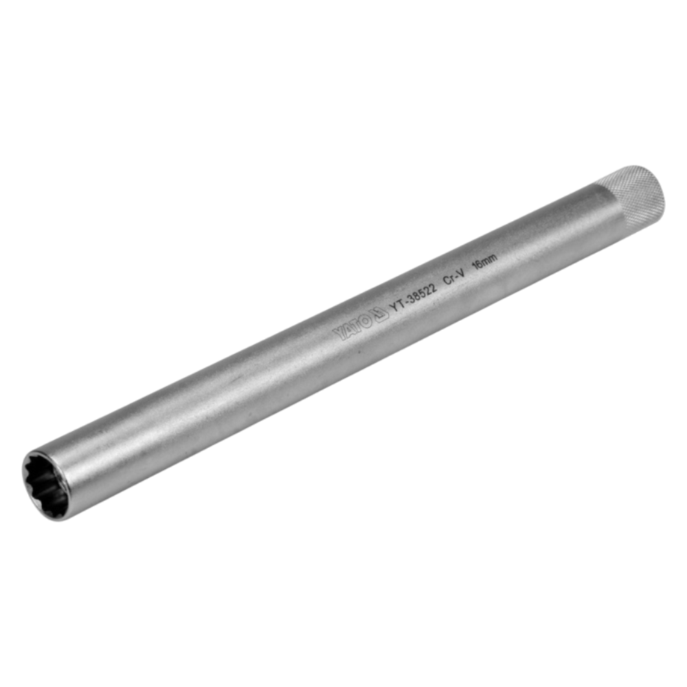 Zündkerzensteckschlüssel doppelseitig 3/8" 16mm x 250mm Magnet Stecknuss