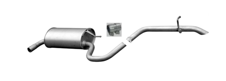 Asmet Endschalldämpfer Endtopf Auspuffanlage für Kia Ceed SW 1.4i 1.6i 16V 07-12